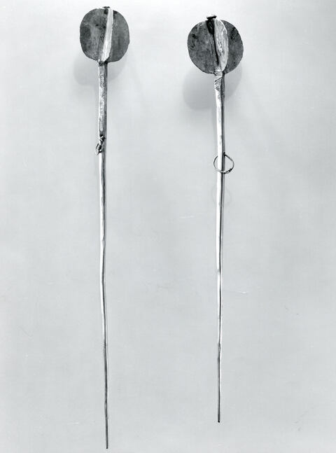 Pair of Ancient Silver Hairpins