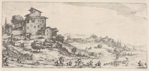Countryside Deer Hunting Scene