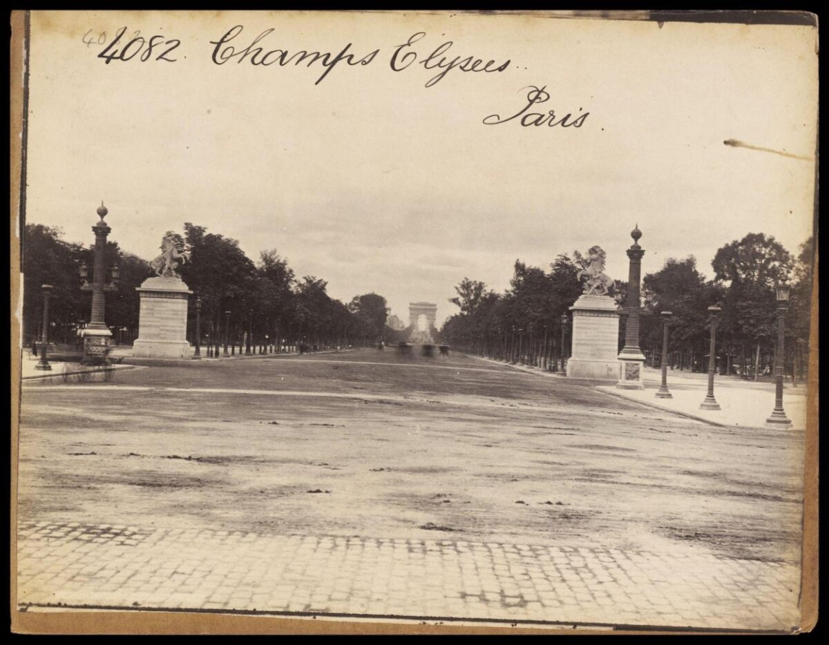 Vintage Champs Elysees Paris View — Attraction Encyclopedia
