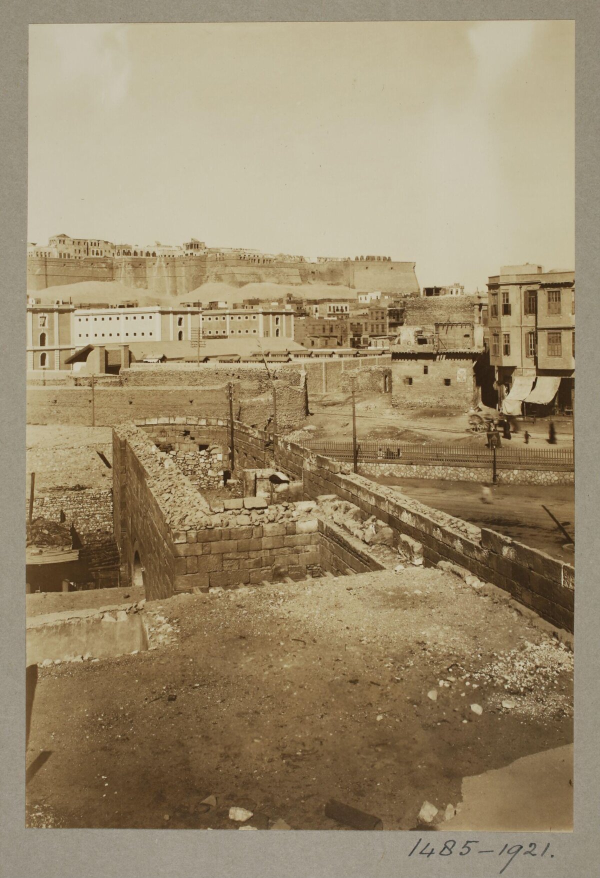 Vintage Cairo Cityscape With Citadel