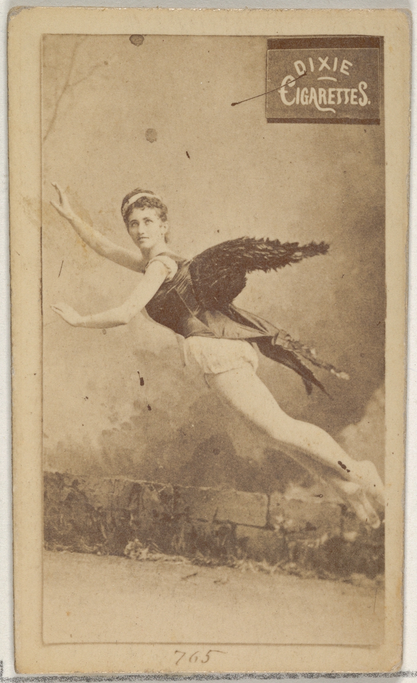 Vintage Dixie Cigarettes Dancer Card
