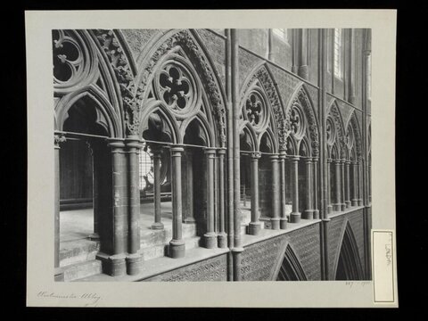 Westminster Abbey Interior Arcade