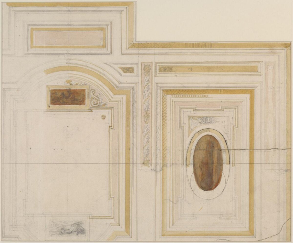 Interior Panel Decoration Design Drawing