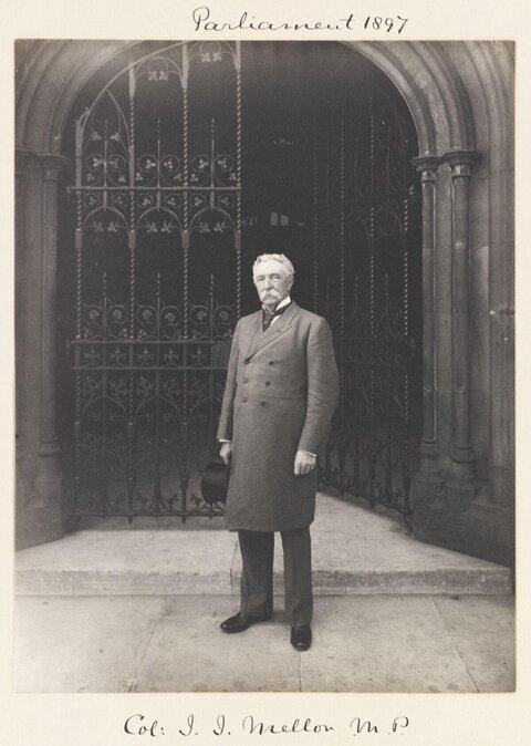 1897 Portrait of J.J. Mellon MP at Parliament