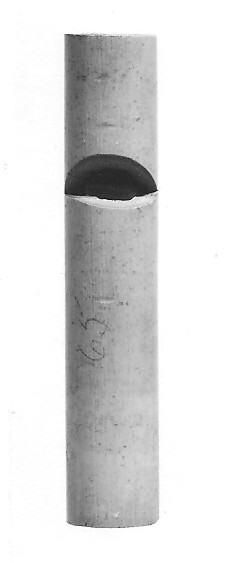 Welded Metal Pipe Cross Section