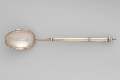 Antique Silver Serving Spoon