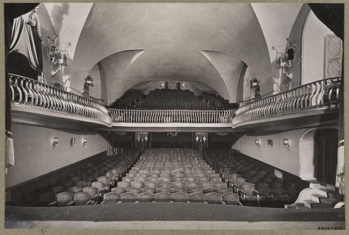 Empty Vintage Theater Auditorium