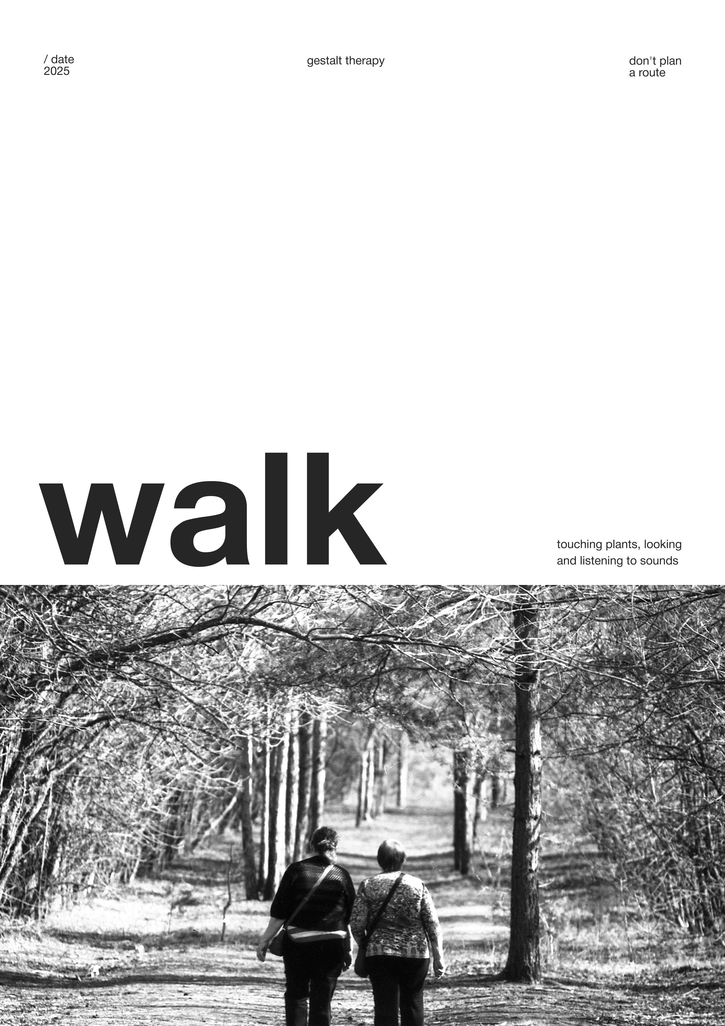 2025 Gestalt Therapy Walk Poster