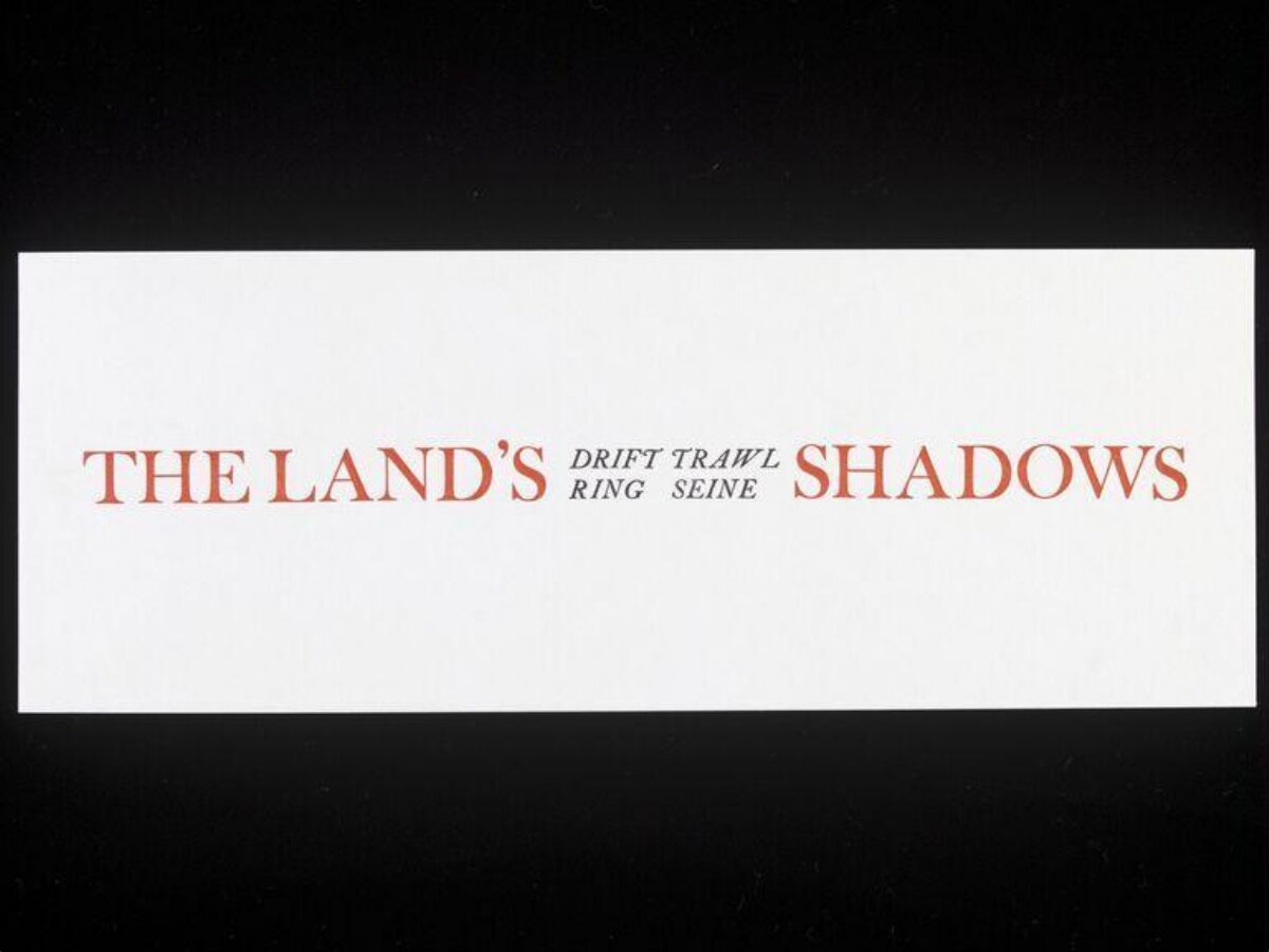 The Land's Shadows Typography Design