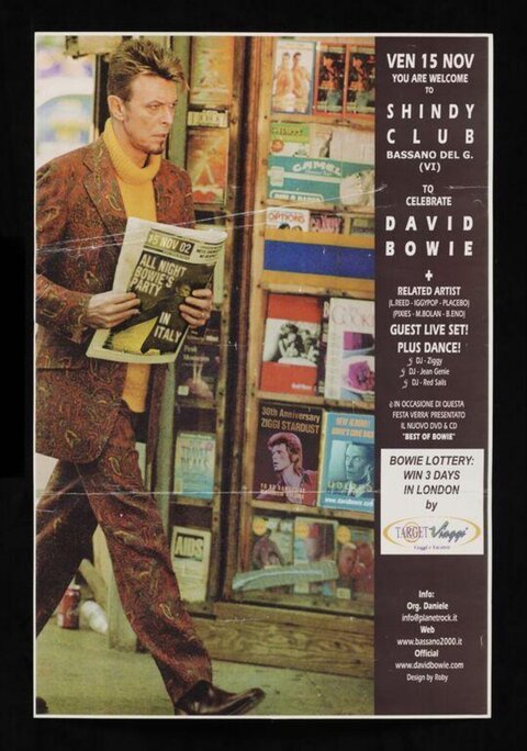 David Bowie Celebration Event Poster