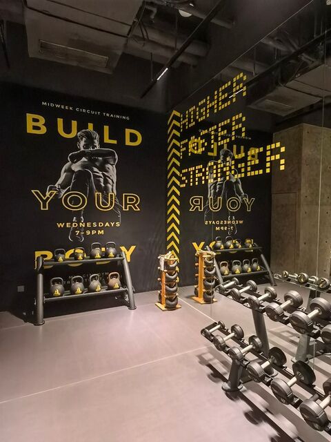 Modern Gym Workout Space