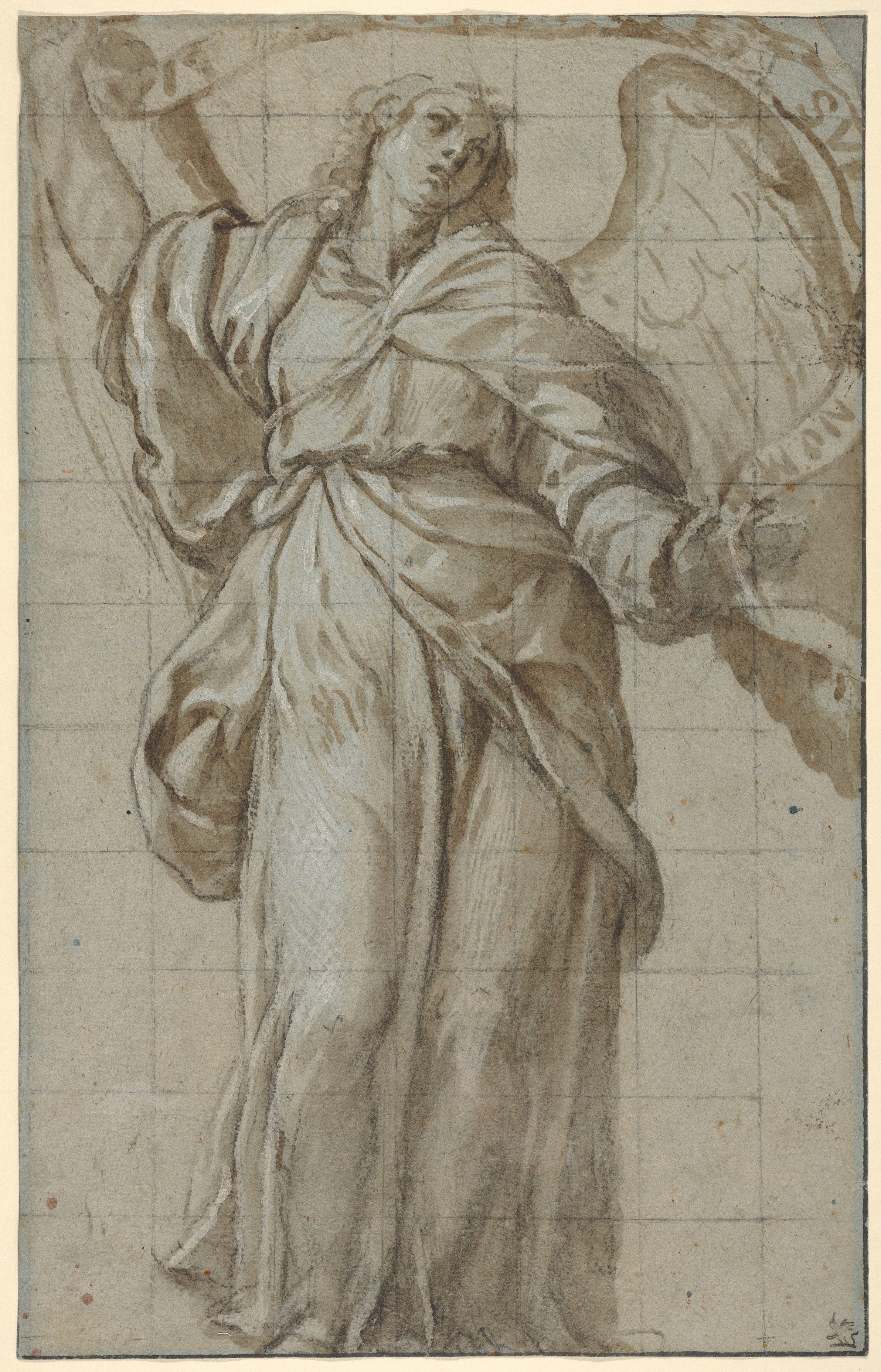 Study of Standing Robed Female Figure