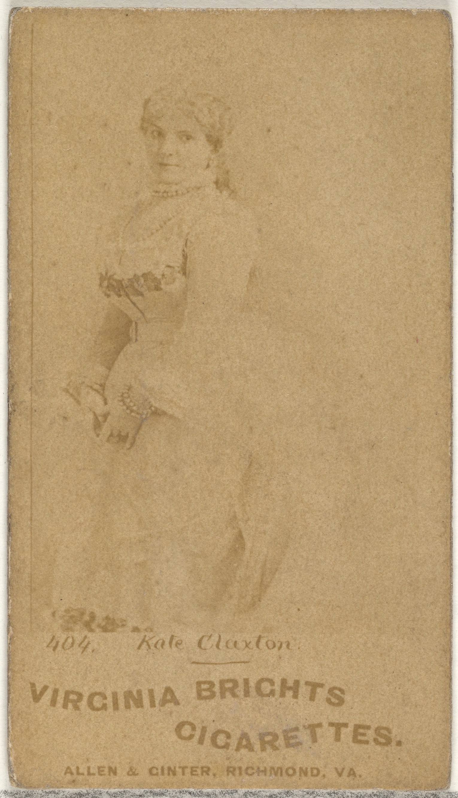 Kate Claxton Virginia Brights Cigarette Card