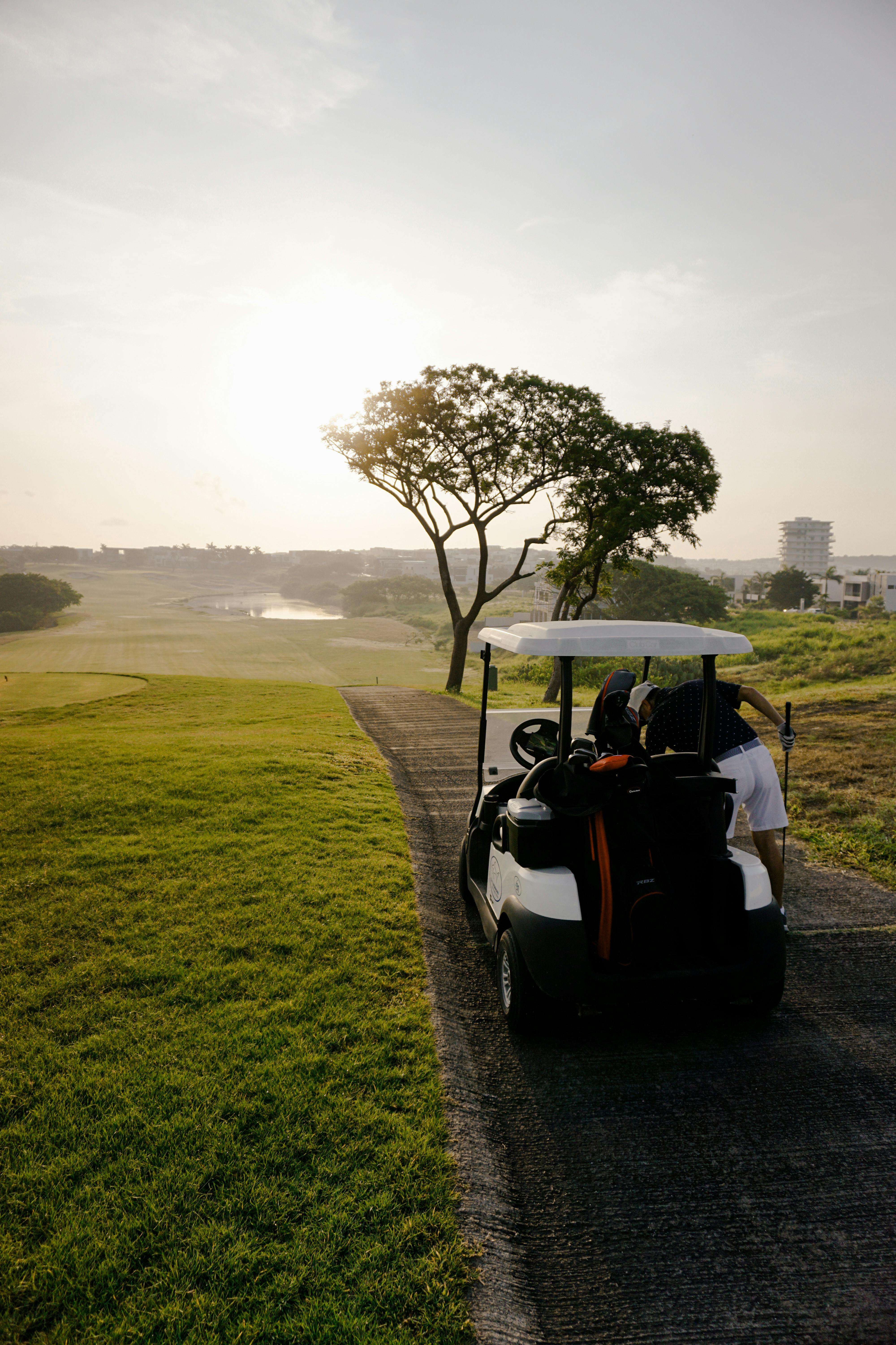 Golf Course at Sunset