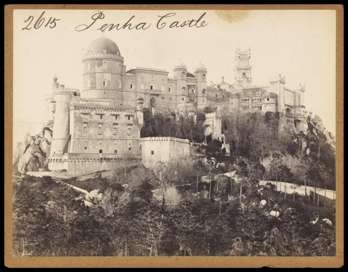 Vintage View of Penha Castle