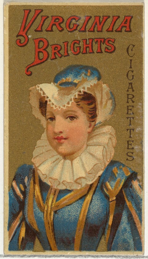 Vintage Virginia Brights Cigarette Card