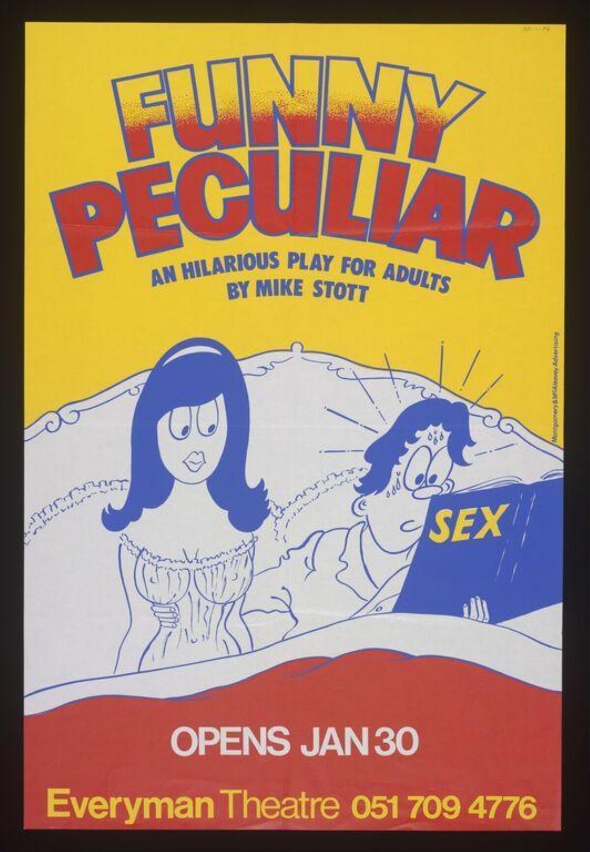 Funny Peculiar Play Theatre Poster