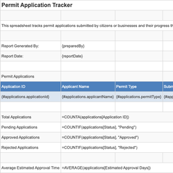 Permit Application Tracker