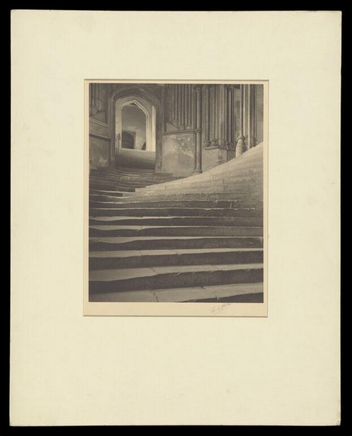 Gothic Interior Stone Staircase