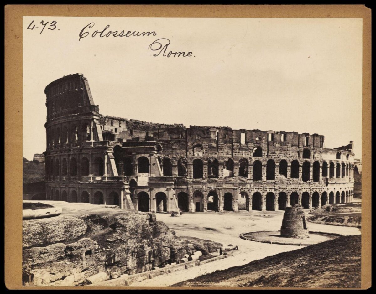 Colosseum Rome Vintage Photograph