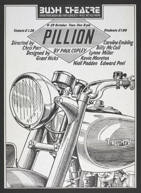Bush Theatre Pillion Play Poster