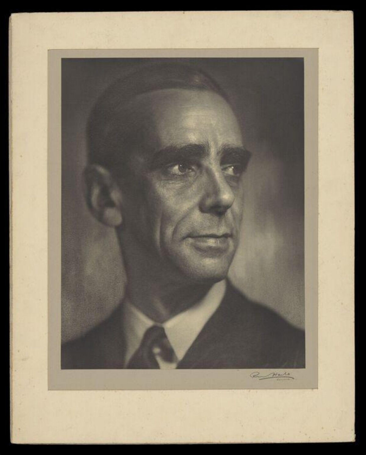 Vintage Signed Portrait of a Man