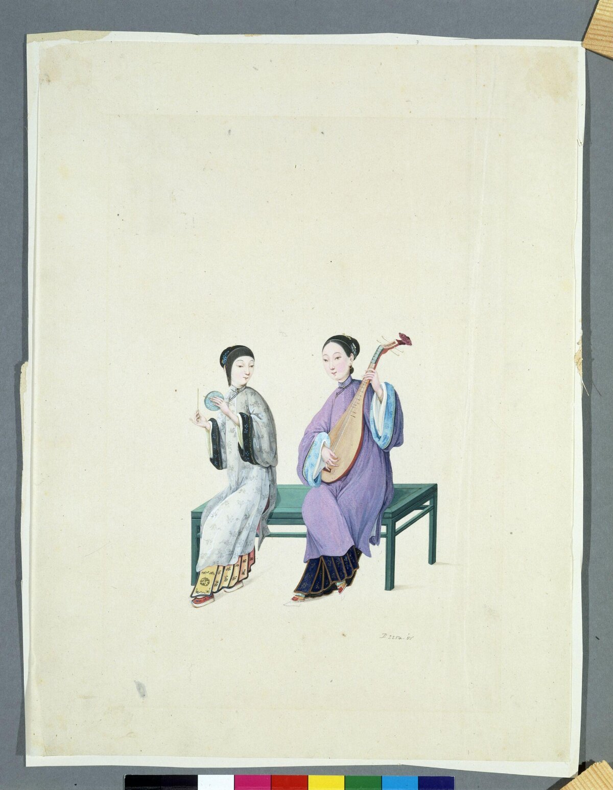 Two Chinese Women Playing Traditional Music