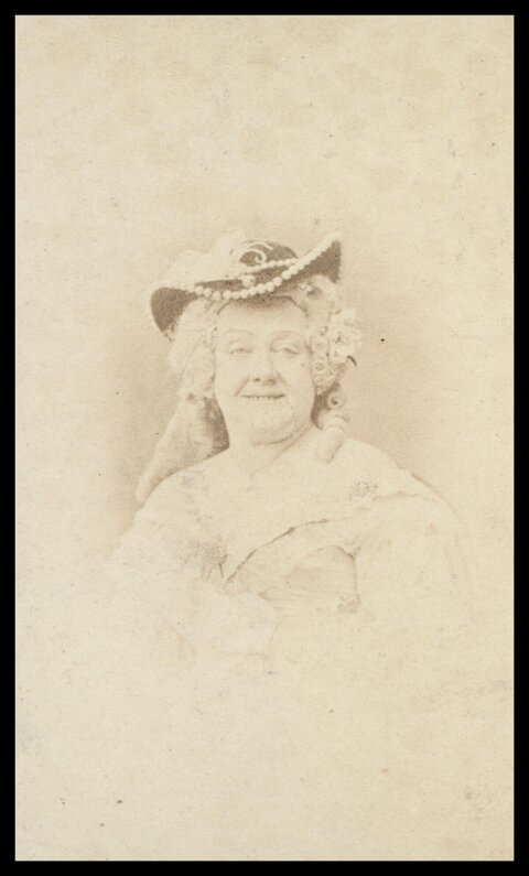 Vintage Portrait of Woman in Costume