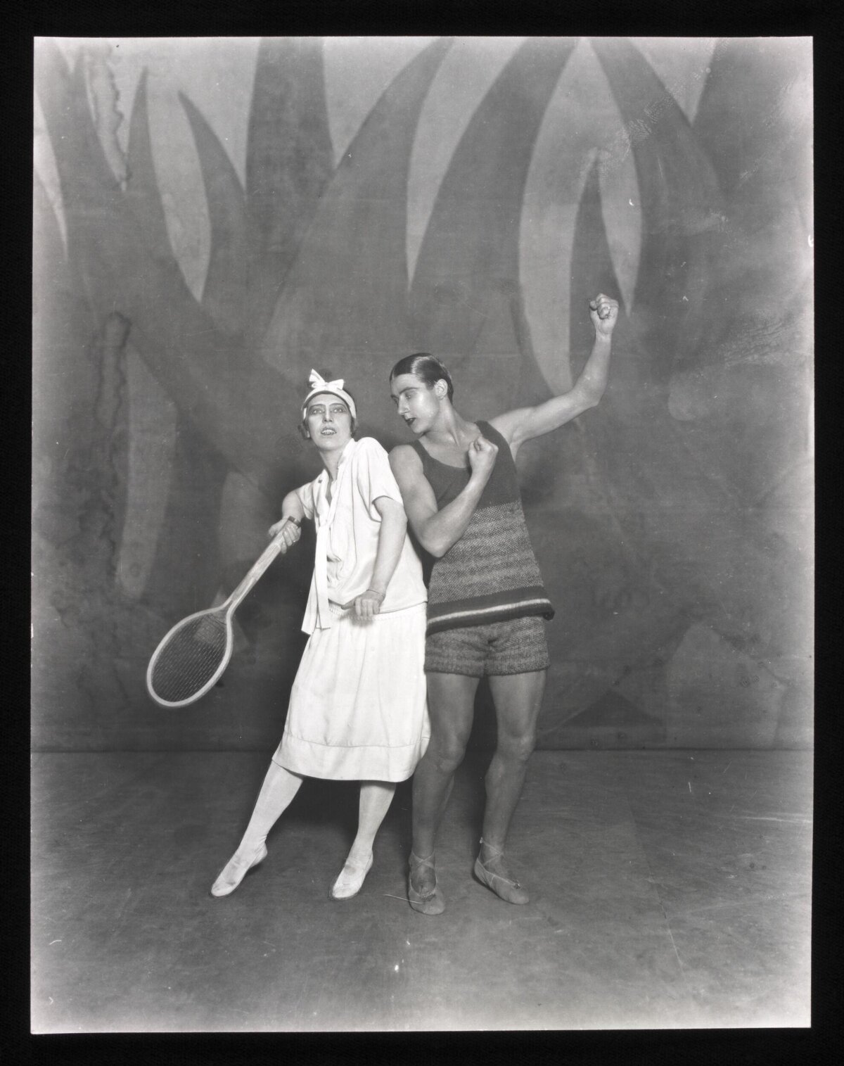 Vintage Dancers in Sports Poses
