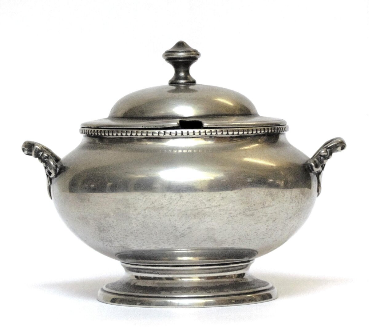 Vintage Pewter Lidded Tureen