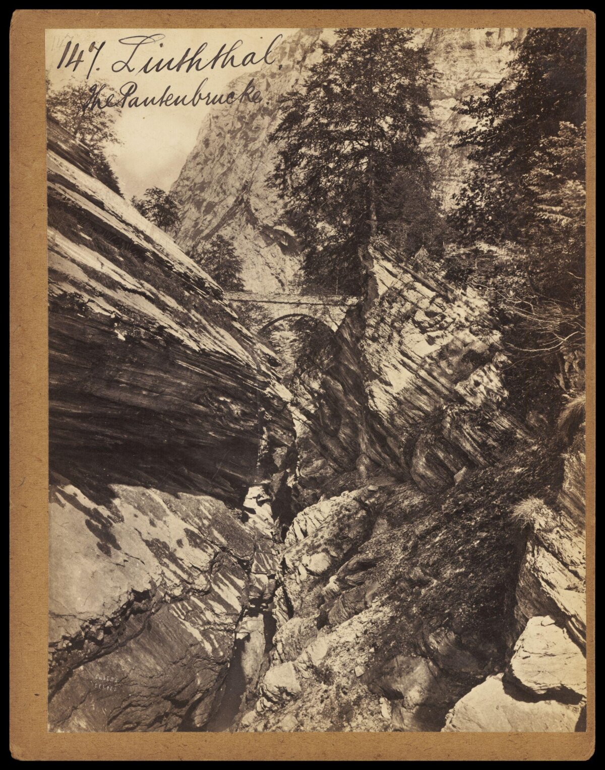 Pankenbrucke Bridge in Lüththal Gorge