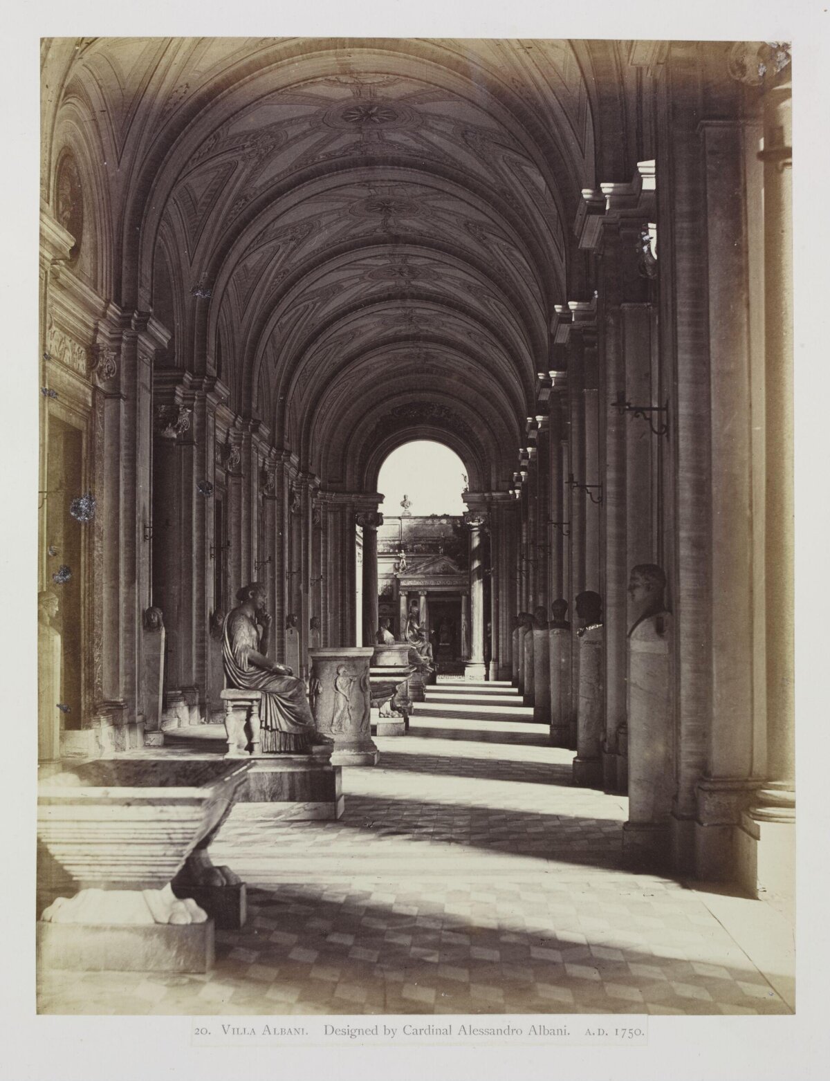 Arcade Corridor of Villa Albani