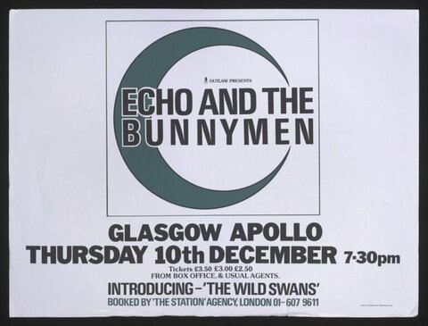 Echo and the Bunnymen Concert Poster
