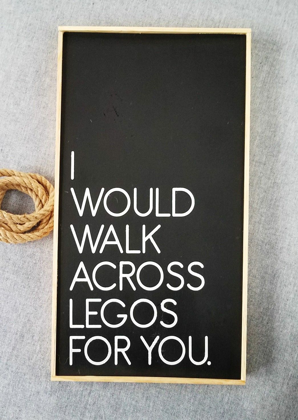 Funny Lego Love Quote Sign