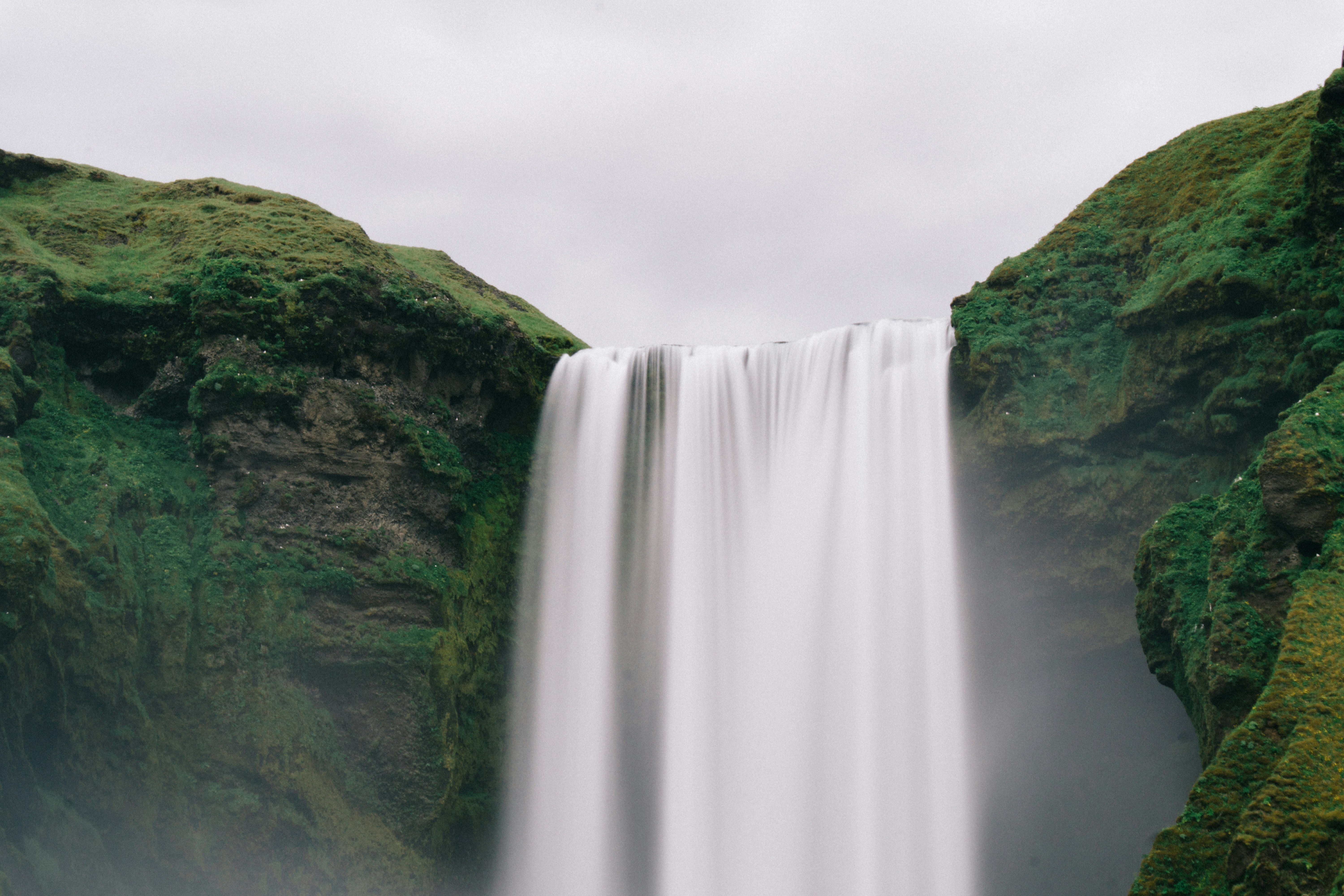 Green Cliff Waterfall