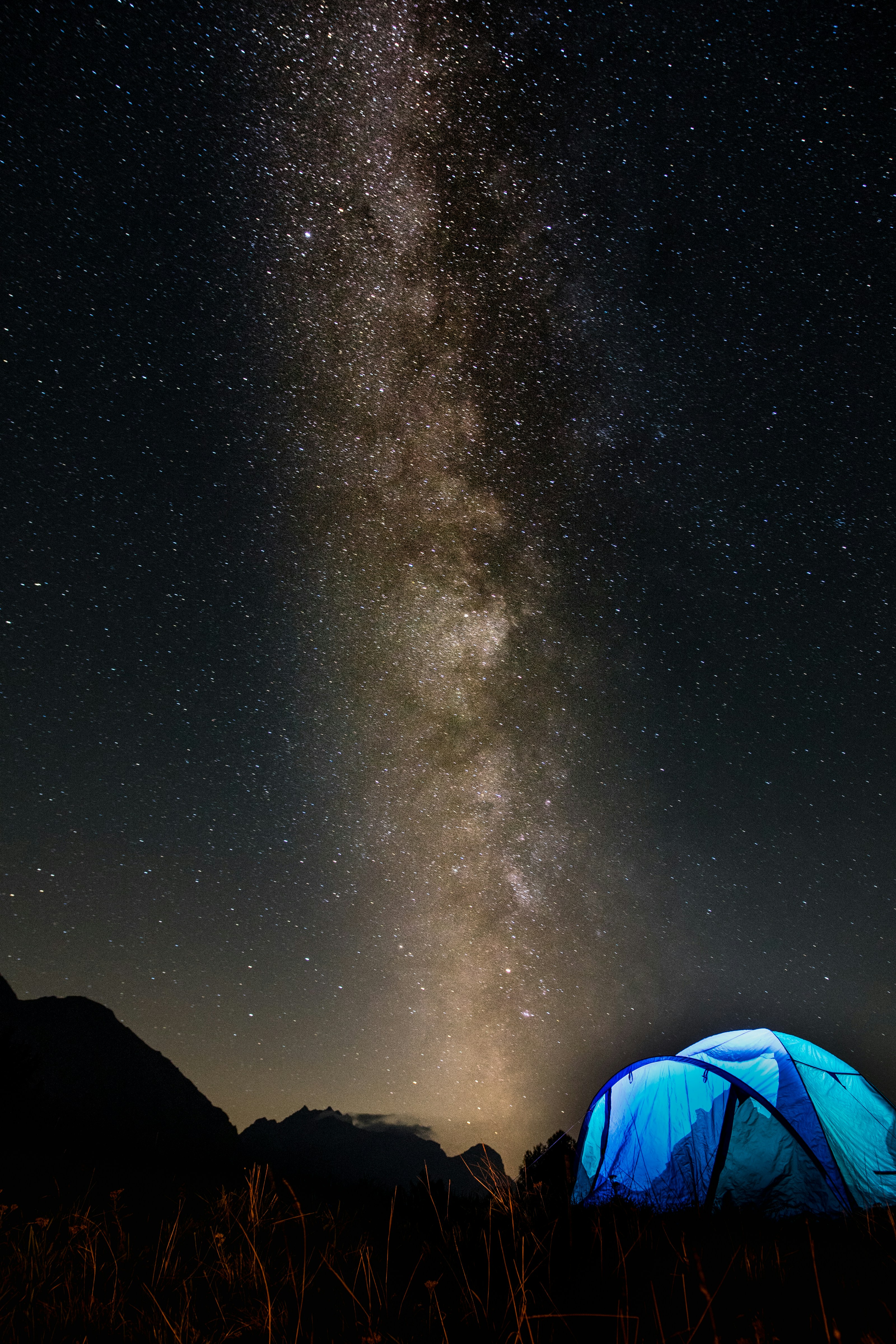Camping Under the Milky Way
