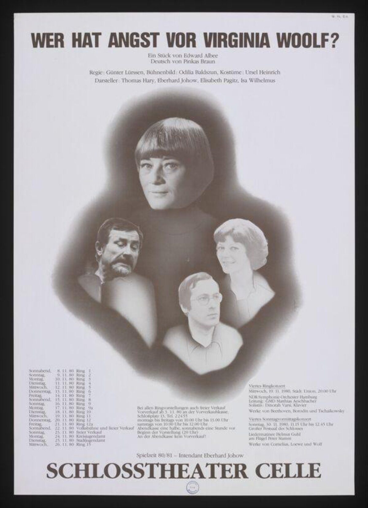 Wer Hat Angst Vor Virginia Woolf Poster