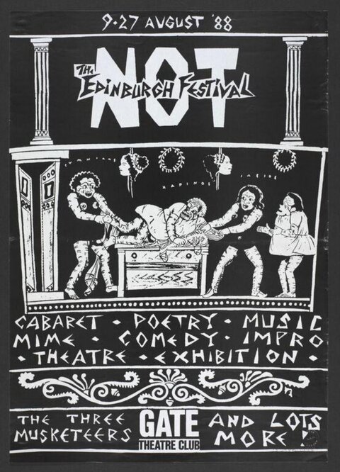 1988 Not The Edinburgh Festival Poster