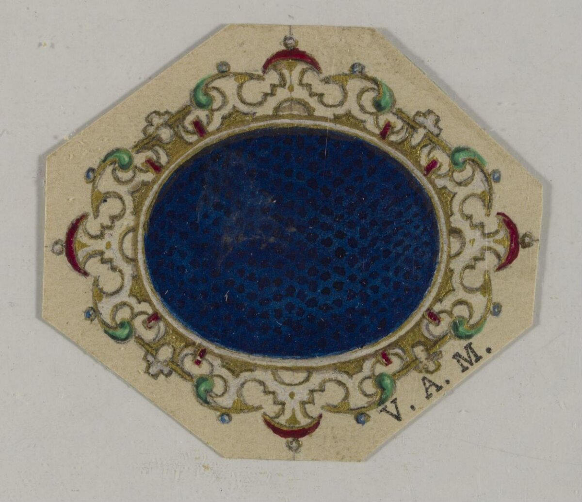 Hand-drawn Ornate Oval Decorative Pattern