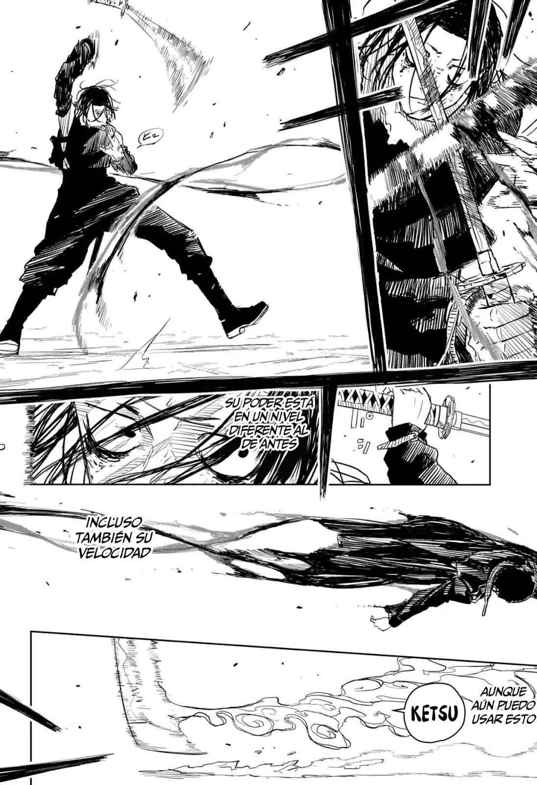 Manga Sword Fighting Action Panel