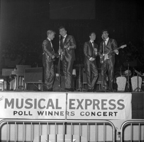Four-Piece Band at Poll Winners Concert