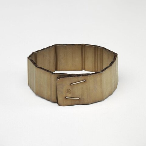 Brass Belt Style Cuff Bracelet