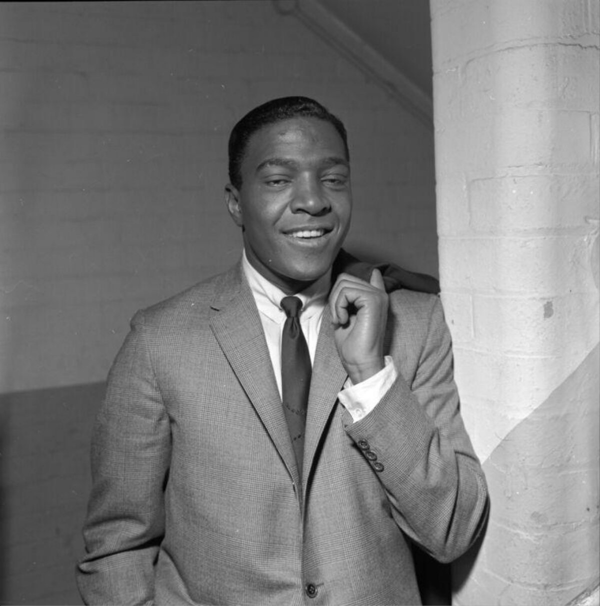 Smiling Black Man in Suit