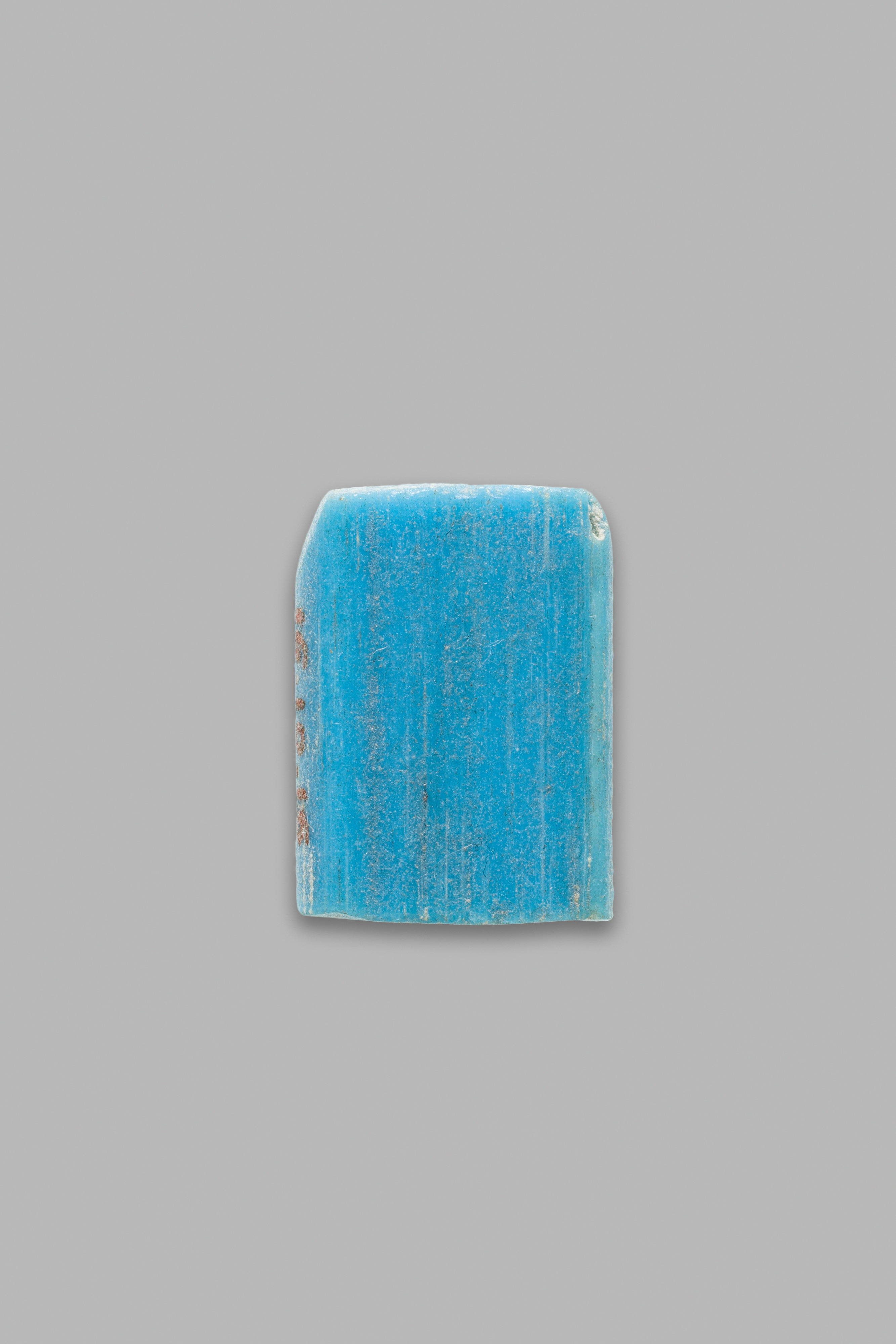 Blue Rectangular Artifact Fragment
