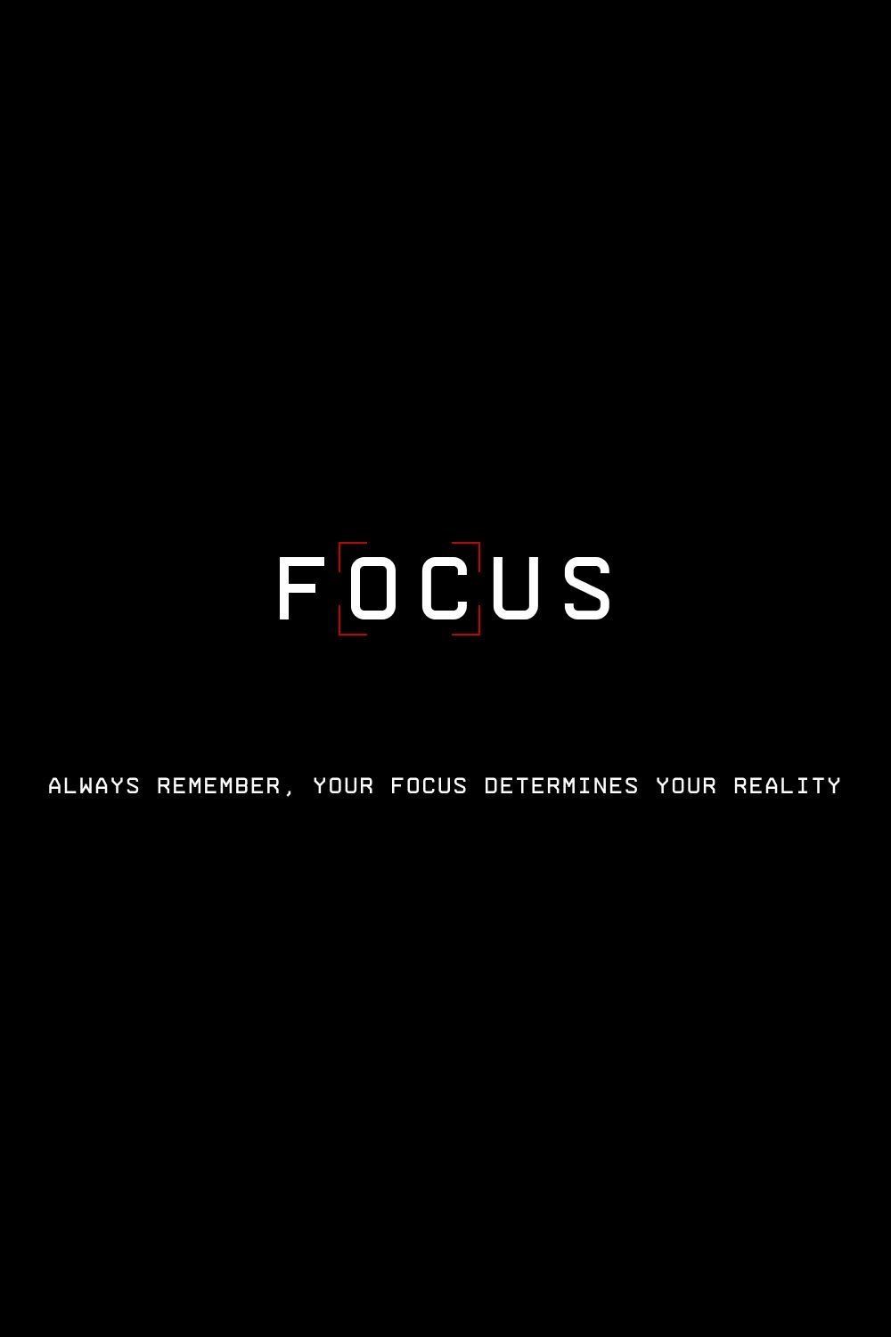 Focus Motivational Quote
