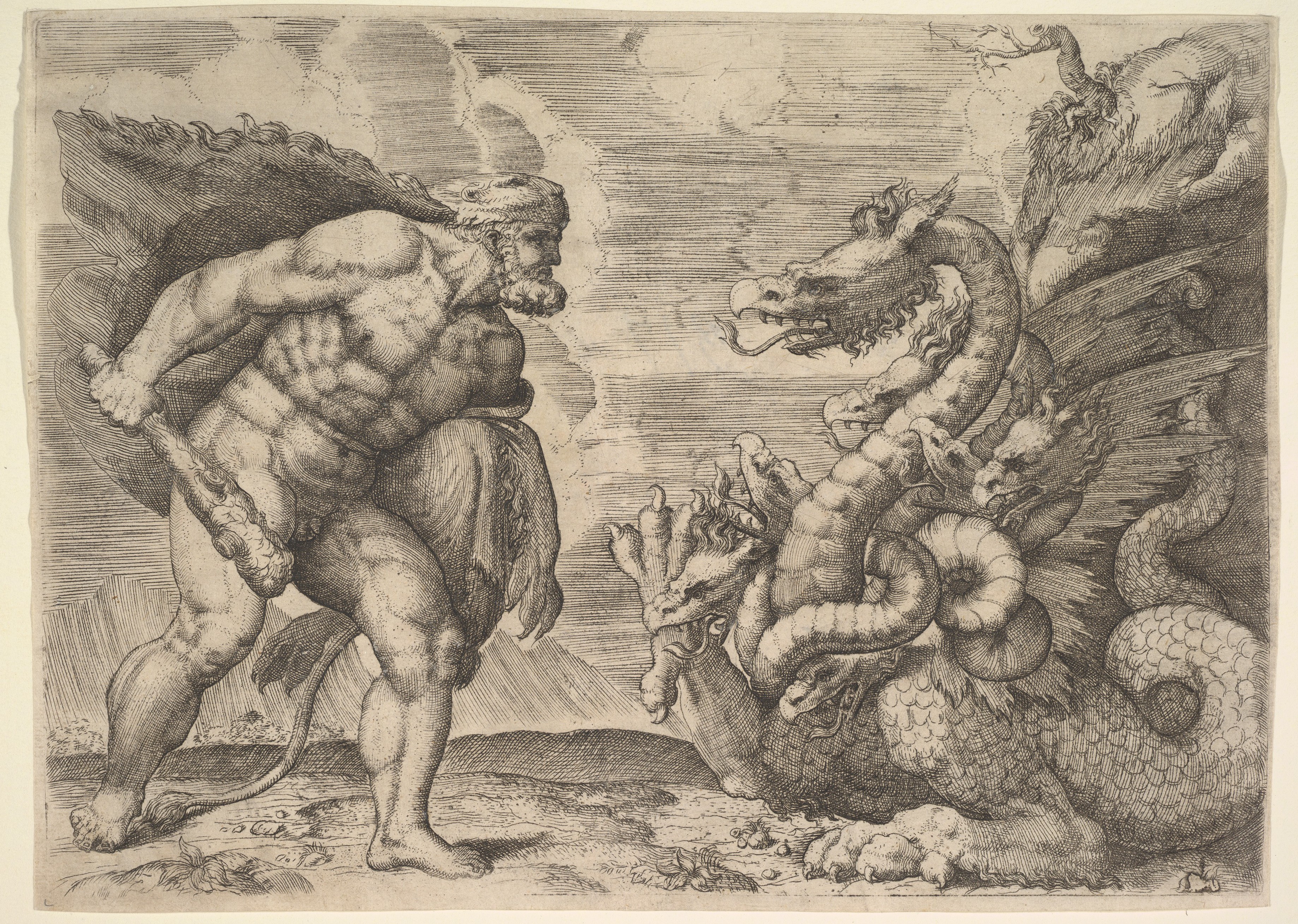 Hercules Fighting the Hydra