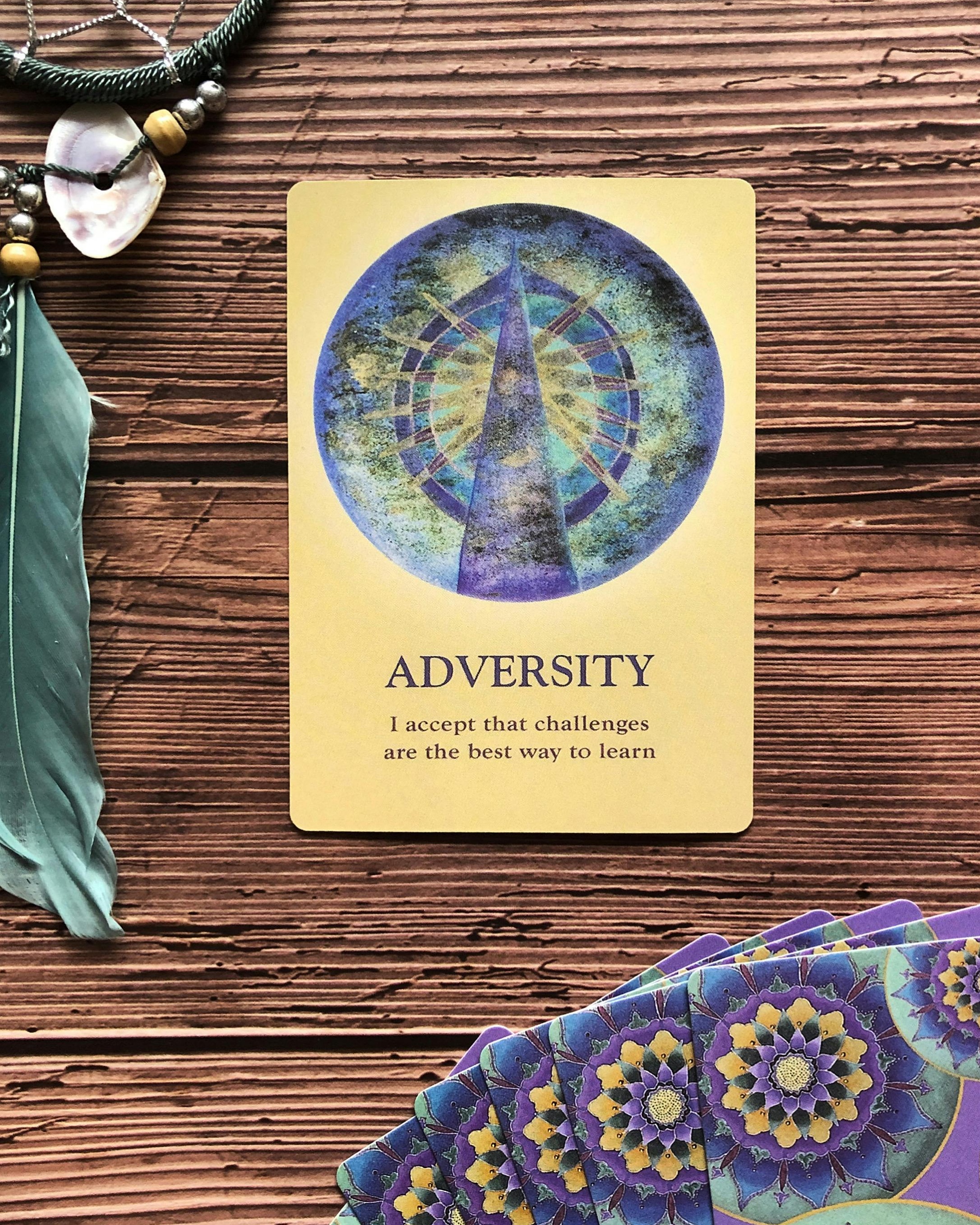 Adversity Affirmation Oracle Card