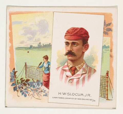 H.W. Slocum Jr New England Tennis Champion Card