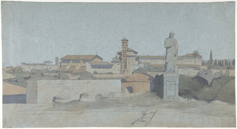 Rome Historical Cityscape Sketch