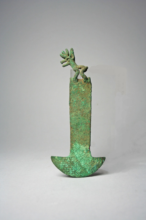 Deer Decorated Ancient Bronze Axe